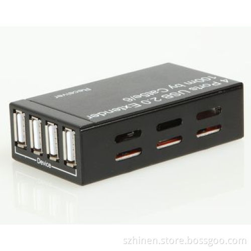 4 Ports USB 2.0 Extender, 100m by Cat5e/6